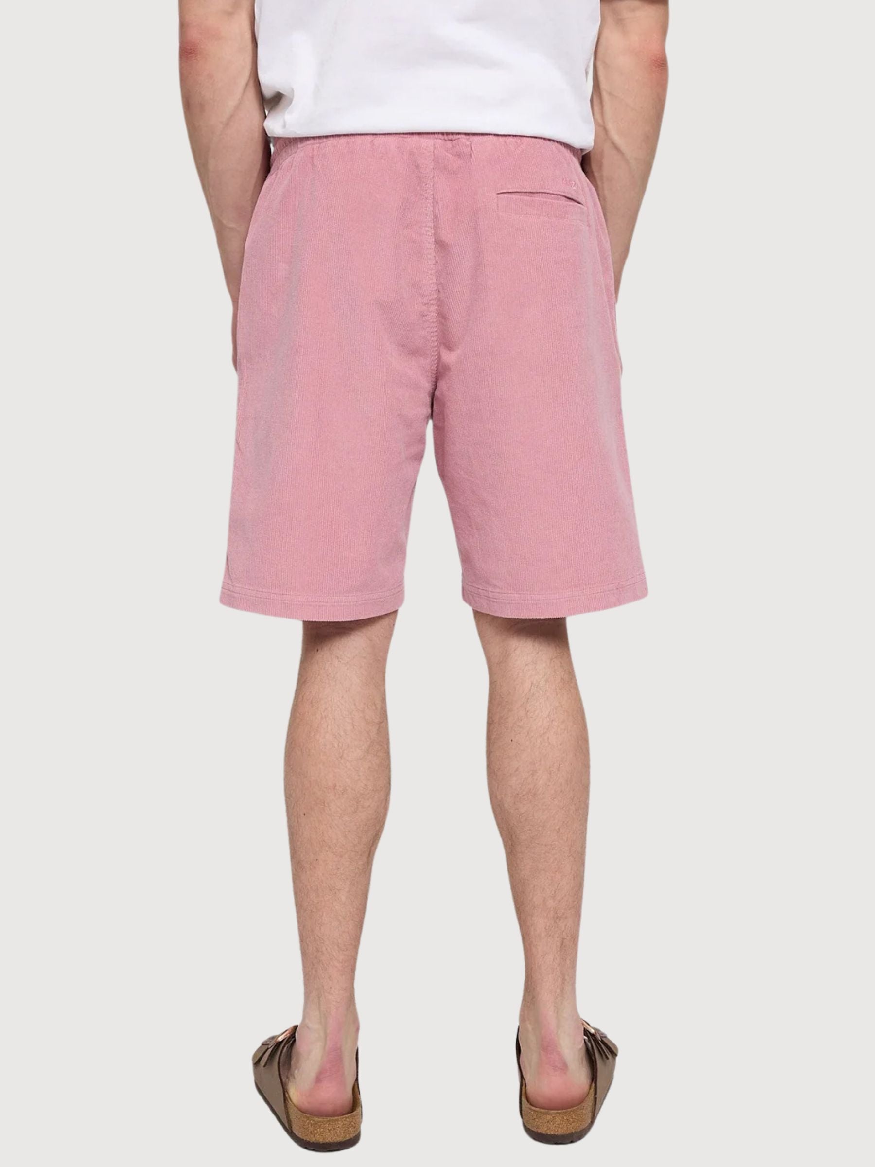 Shorts Corduroy Pull-on Man Blush Pink | Mazine