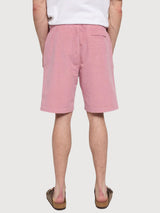Pantaloncini in velluto a costine da uomo pull-on rosa cipria | Mazine