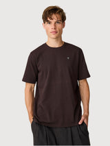 T-shirt Badge Choco Man | Knowledge Cotton Apparel