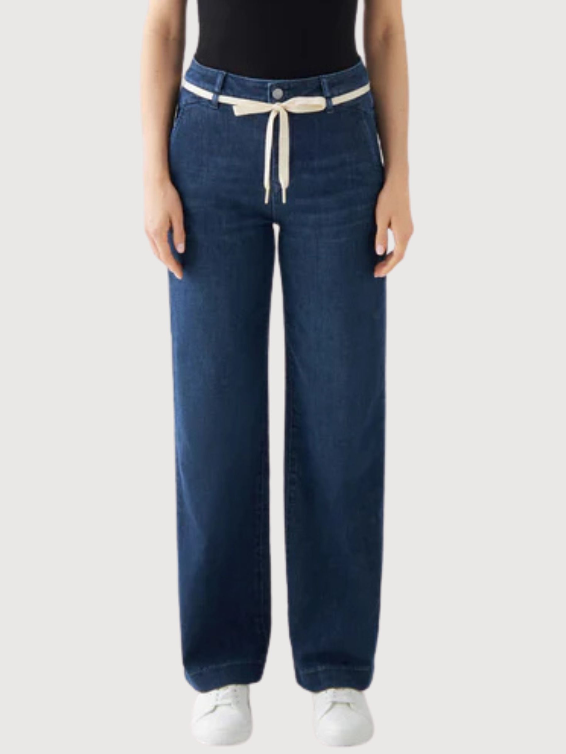Jeans Dew Flared Soft Dark Blue | Dawn
