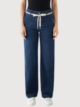 Jeans Dew Flared Soft Dark Blue | Dawn