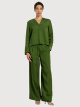 Blouse Tencel Garden Green | Lanius