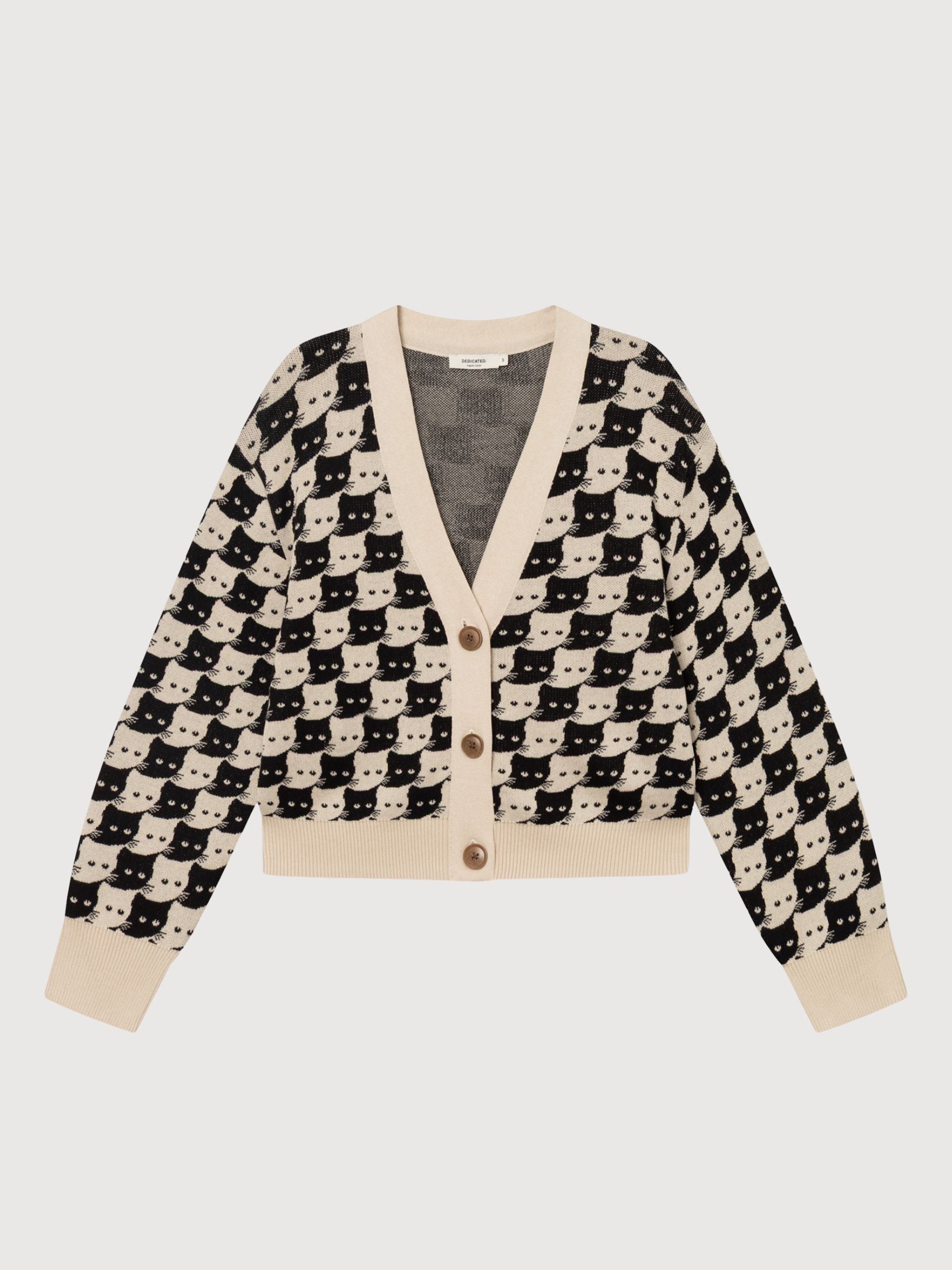 Kanan Pepita Cats Cardigan | DEDICATED