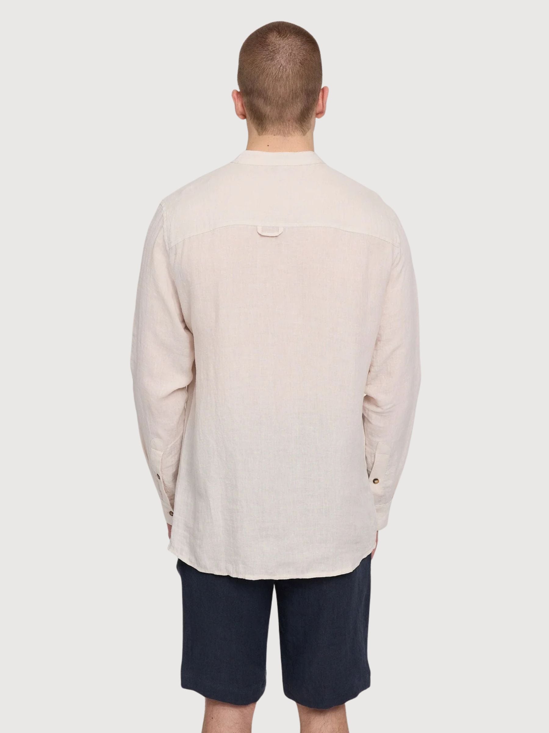 Shirt Stand Collar Linen Man Moon | Mazine