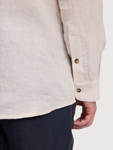 Shirt Stand Collar Linen Man Moon | Mazine