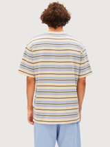 MAARKOS STRIPES T-SHIRT Wedgwood-Granit | ARMEDANGELS