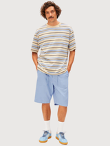 MAARKOS STRIPES T-SHIRT Wedgwood-Granit | ARMEDANGELS