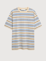 MAARKOS STRIPES T-SHIRT Wedgwood-Granit | ARMEDANGELS