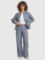 Pantaloni da lavoro Vara Work Stripe blu | Dedicated