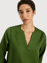 Blouse Tencel Garden Green | Lanius