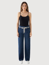 Jeans Dew Flared Soft Dark Blue | Dawn