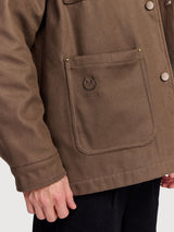 Jacket Universal Brown Man Cotton | Makia