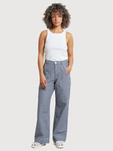 Pantaloni da lavoro Vara Work Stripe blu | Dedicated
