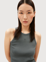 Top Gmt Dye Space Steel Damen | Armedangels