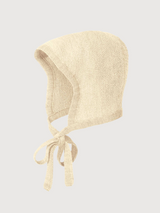 Bonnet Knitted Beige Baby Wool | Disana