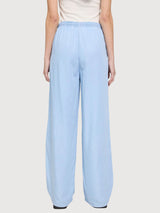 Hose Tunnelzug Tencel Damen Hellblau | Mazine