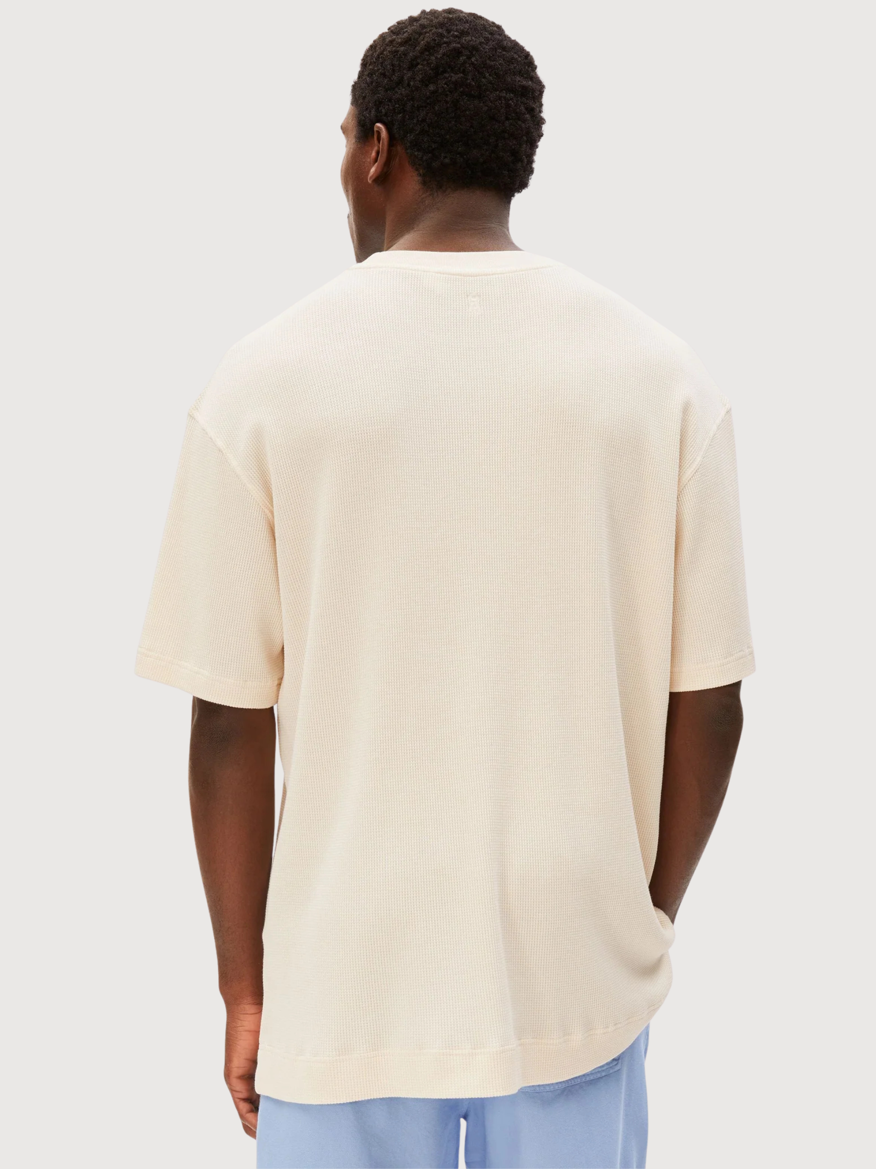 MAARKOS WAFFLE T-SHIRT Pure | ARMEDANGELS