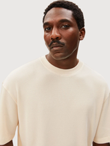 MAARKOS WAFFLE T-SHIRT Pure | ARMEDANGELS