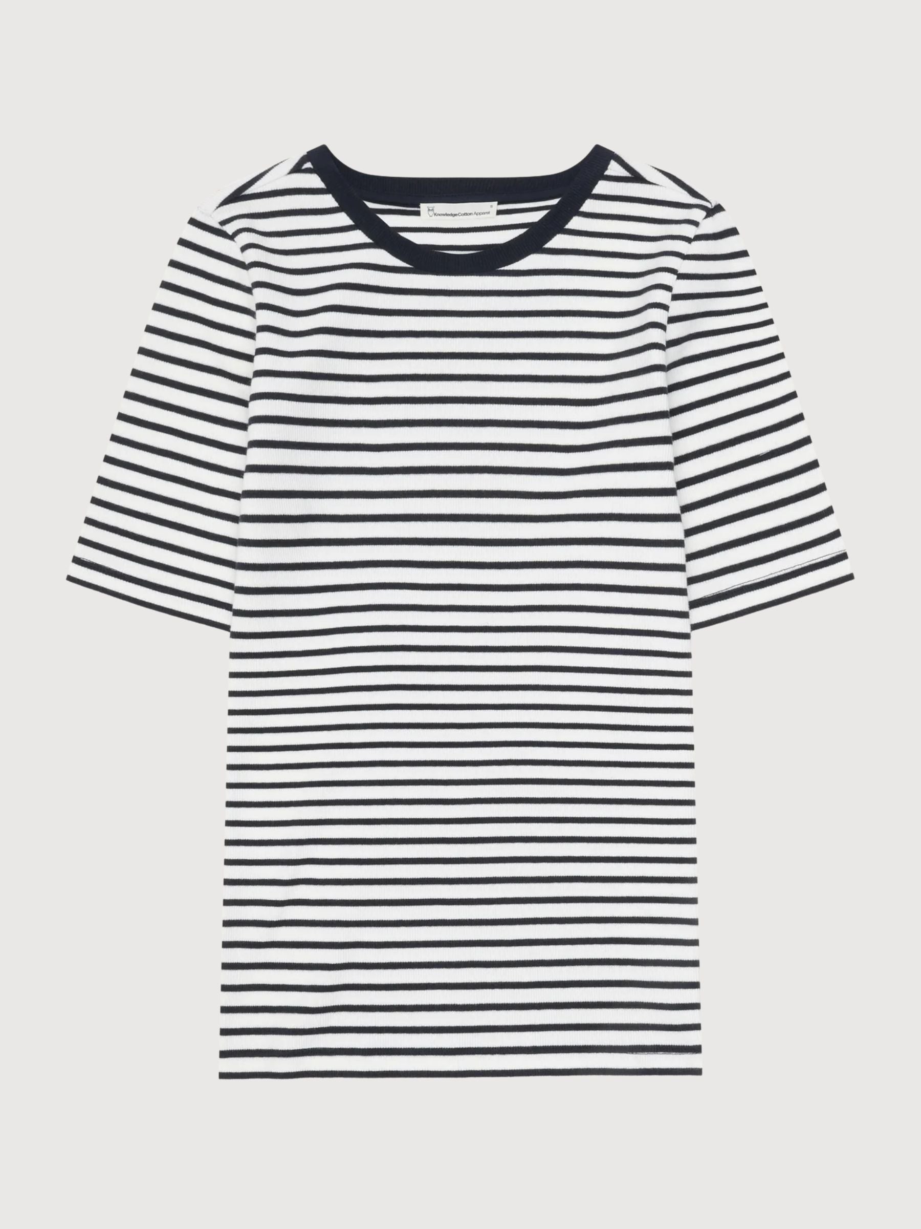 T-shirt a costine - Rigenerativa biologica certificata | Knowledge Cotton Apparel
