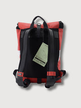 Backpack F155 Clapton Red & White In Used Truck Tarps | Freitag