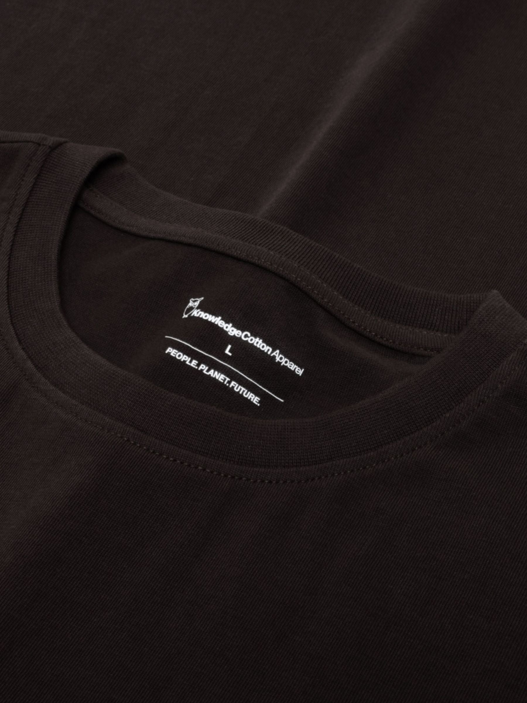 T-shirt Badge Choco Man | Knowledge Cotton Apparel