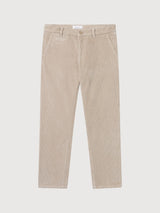 Cord regulärer Chino Beige Mann | Knowledge Cotton Apparel