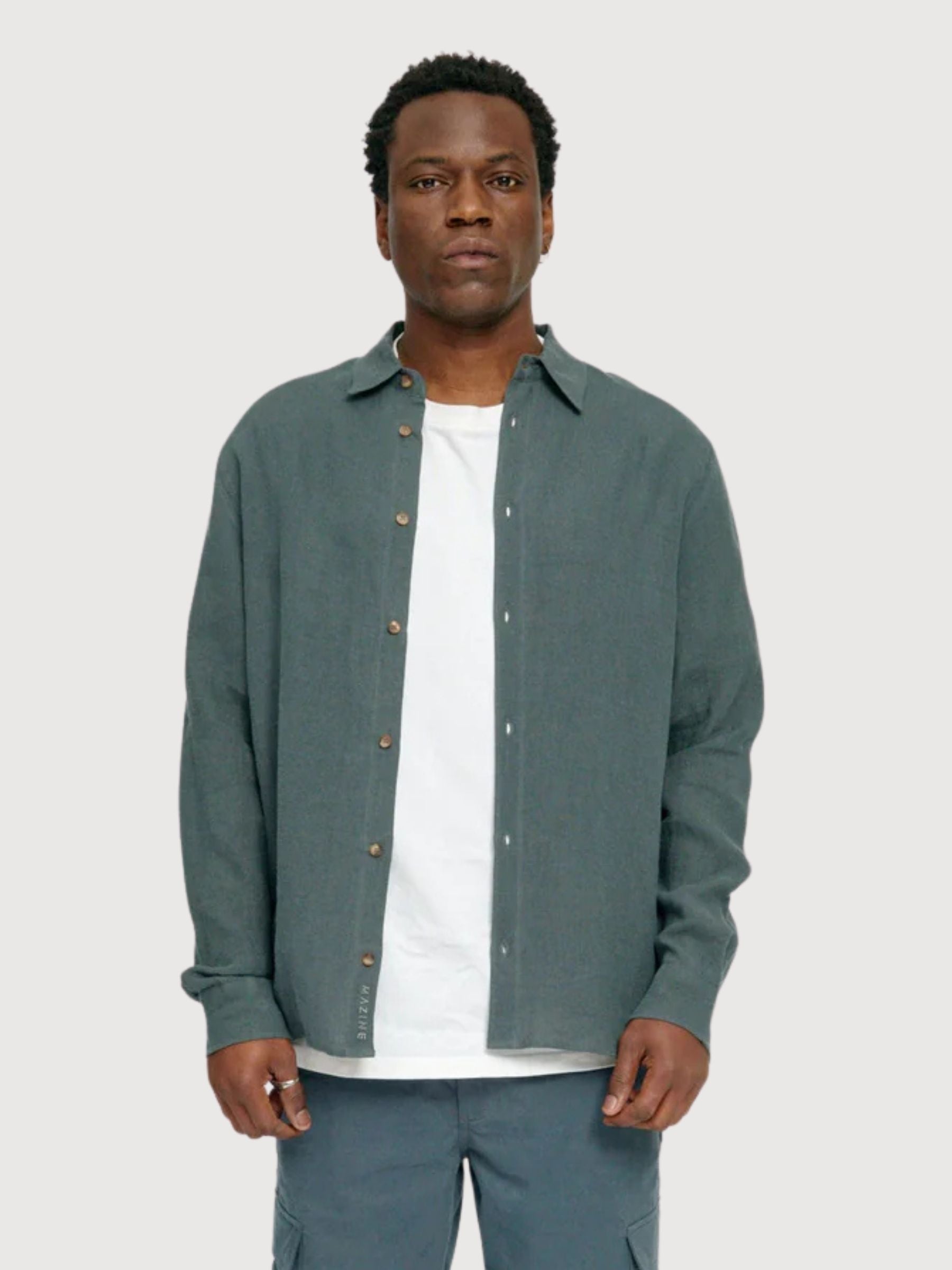 Shirt Classic Linen Man Bottle | Mazine