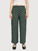 Trouser Printed Wide Leg Viscose Woman | Mazine