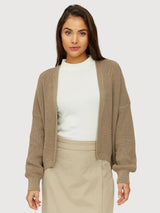 Sanni Cardigan Baun Damen | Mazine