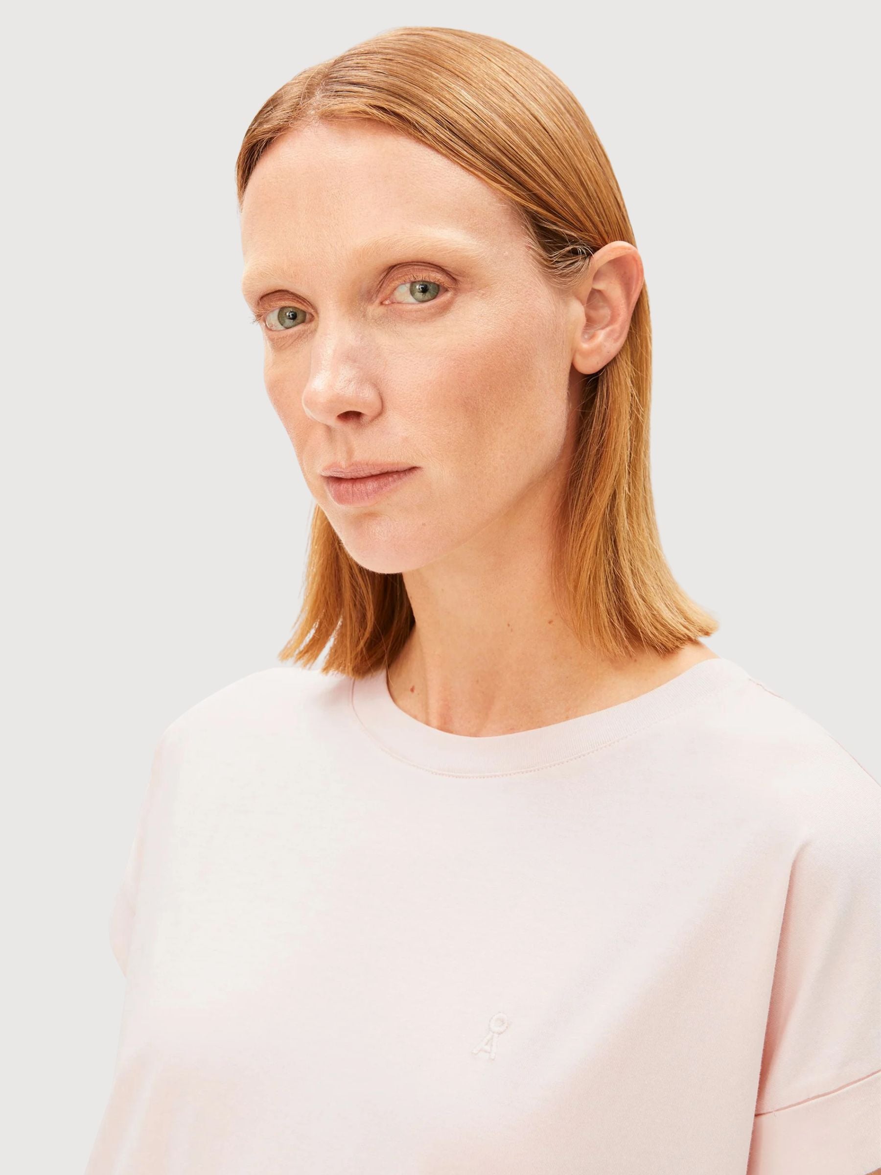 Maglietta Idaara Tinted Pale Peach | Armedangels