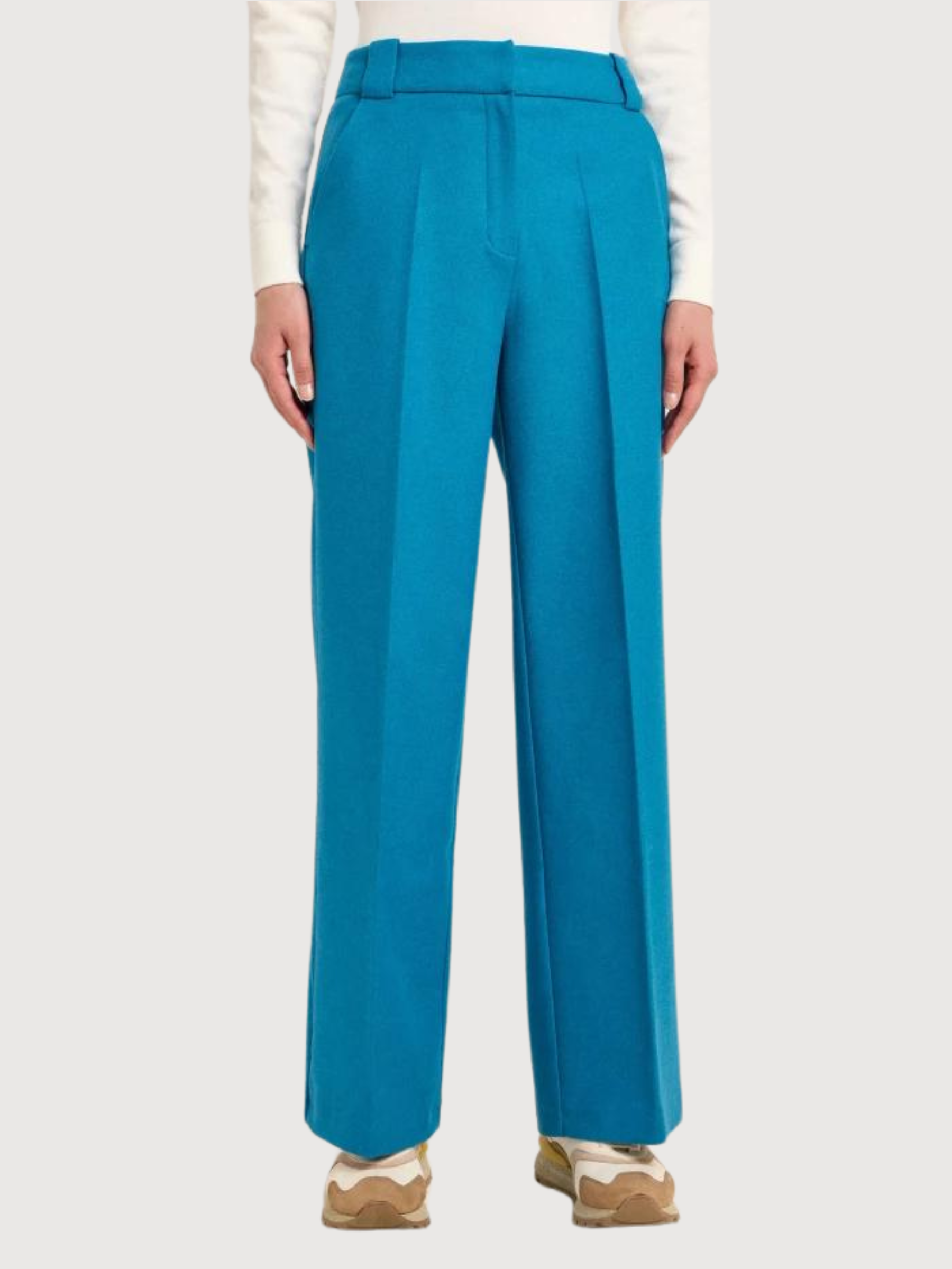 Marlene Cornflower Woman Trousers | Lanius NT