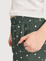 Trouser Printed Wide Leg Viscose Woman | Mazine