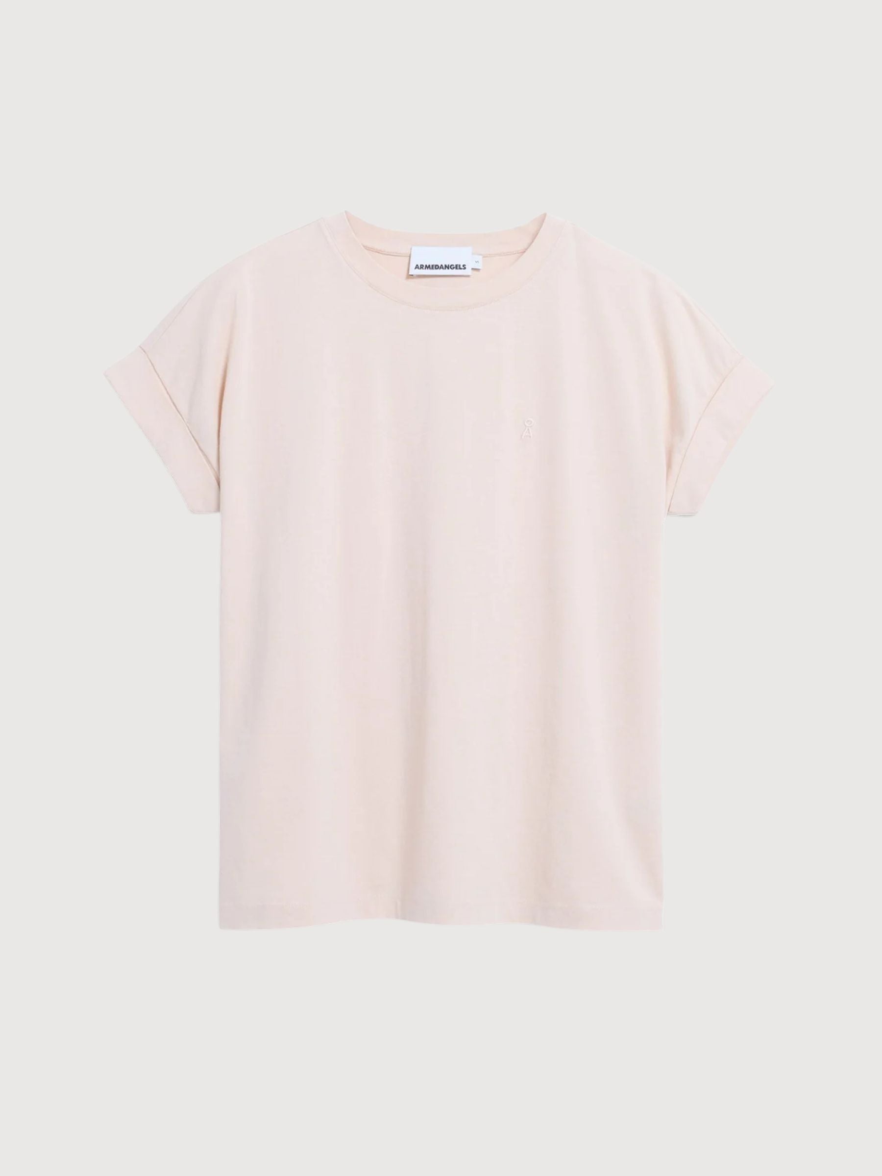 Maglietta Idaara Tinted Pale Peach | Armedangels