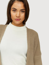 Sanni Cardigan Baun Damen | Mazine