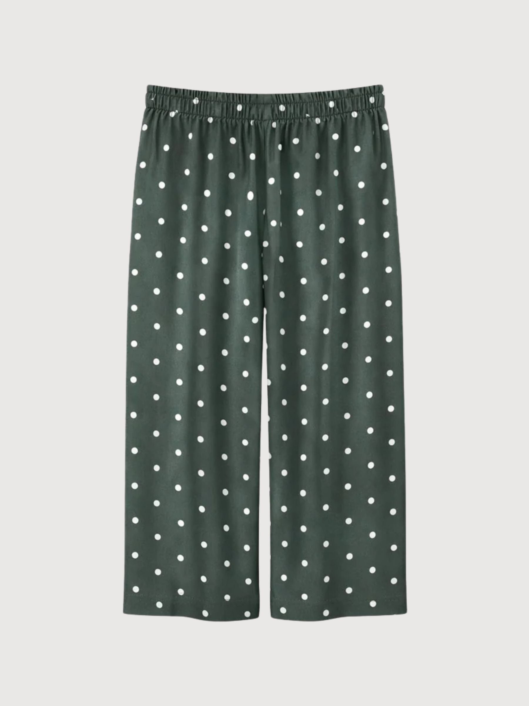 Pantaloni da donna in viscosa stampata a gamba larga | Mazine
