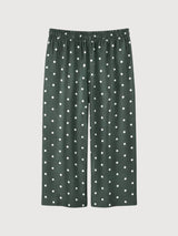 Trouser Printed Wide Leg Viscose Woman | Mazine