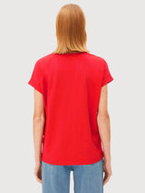 Maglietta Idaara Tinted Mars Red Woman | Armedangels