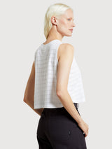 Top Namsos Lace Weiss Damen Cotone | Dedicated