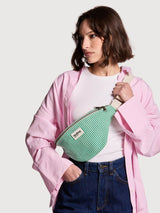 Marsupio Olivia Righe Verdi | Hindbag