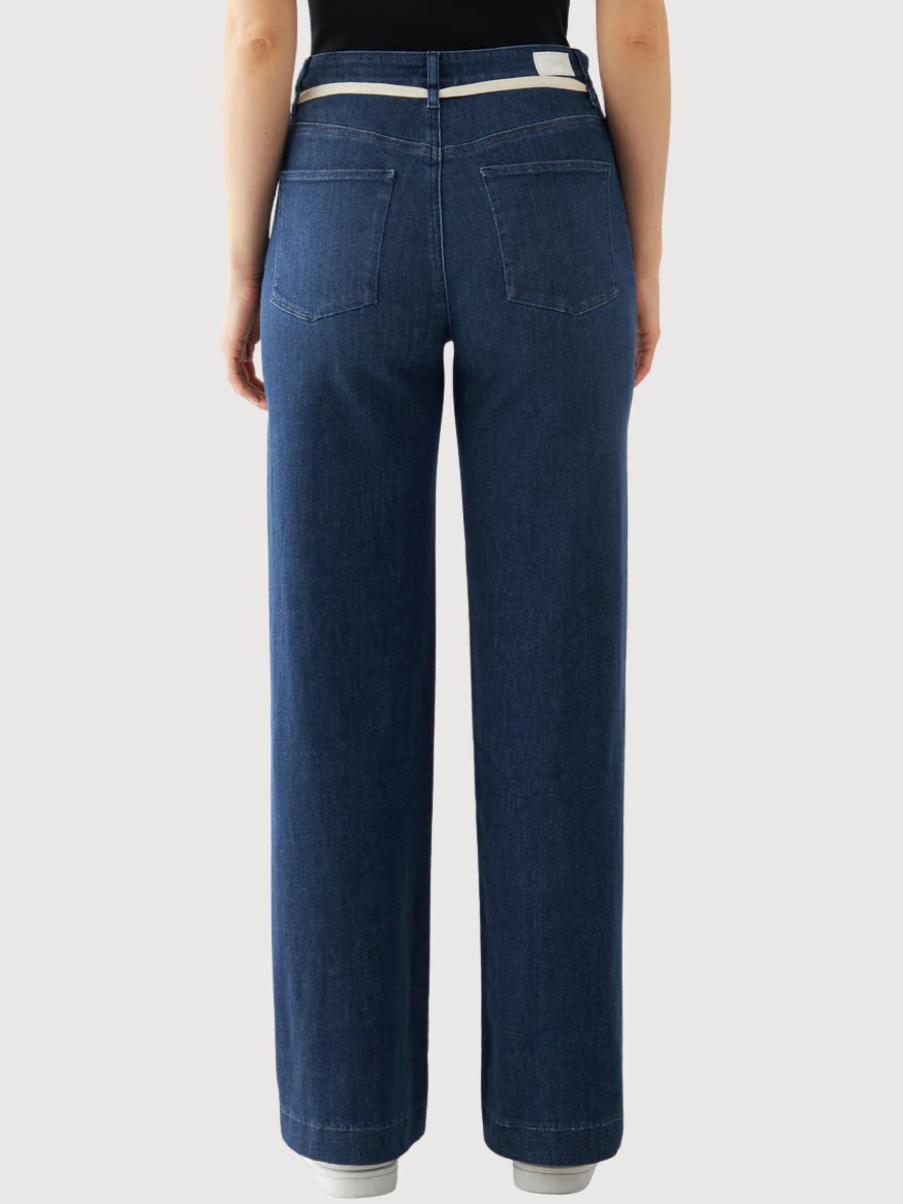 Jeans Dew Flared Soft Dark Blue | Dawn