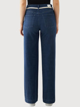 Jeans Dew Flared Soft Dark Blue | Dawn