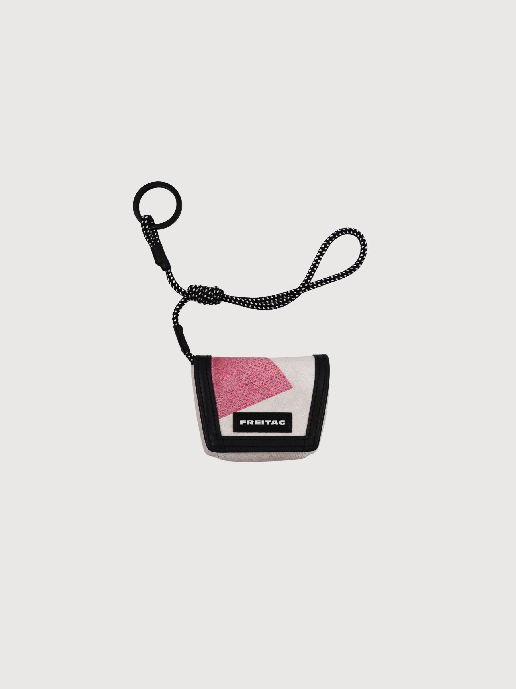 Key Holder Mini Messenger White/Pink | Freitag