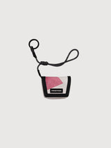 Key Holder Mini Messenger White/Pink | Freitag