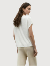 T-Shirt Arendal White in Linen | Ecoalf