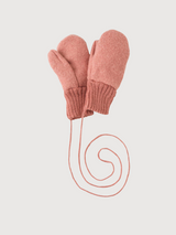 Gloves Boiled Wool Light Pink Baby | Disana