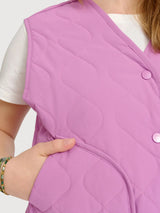 Weste Basic Light Padded Woman Mulberry | Mazine