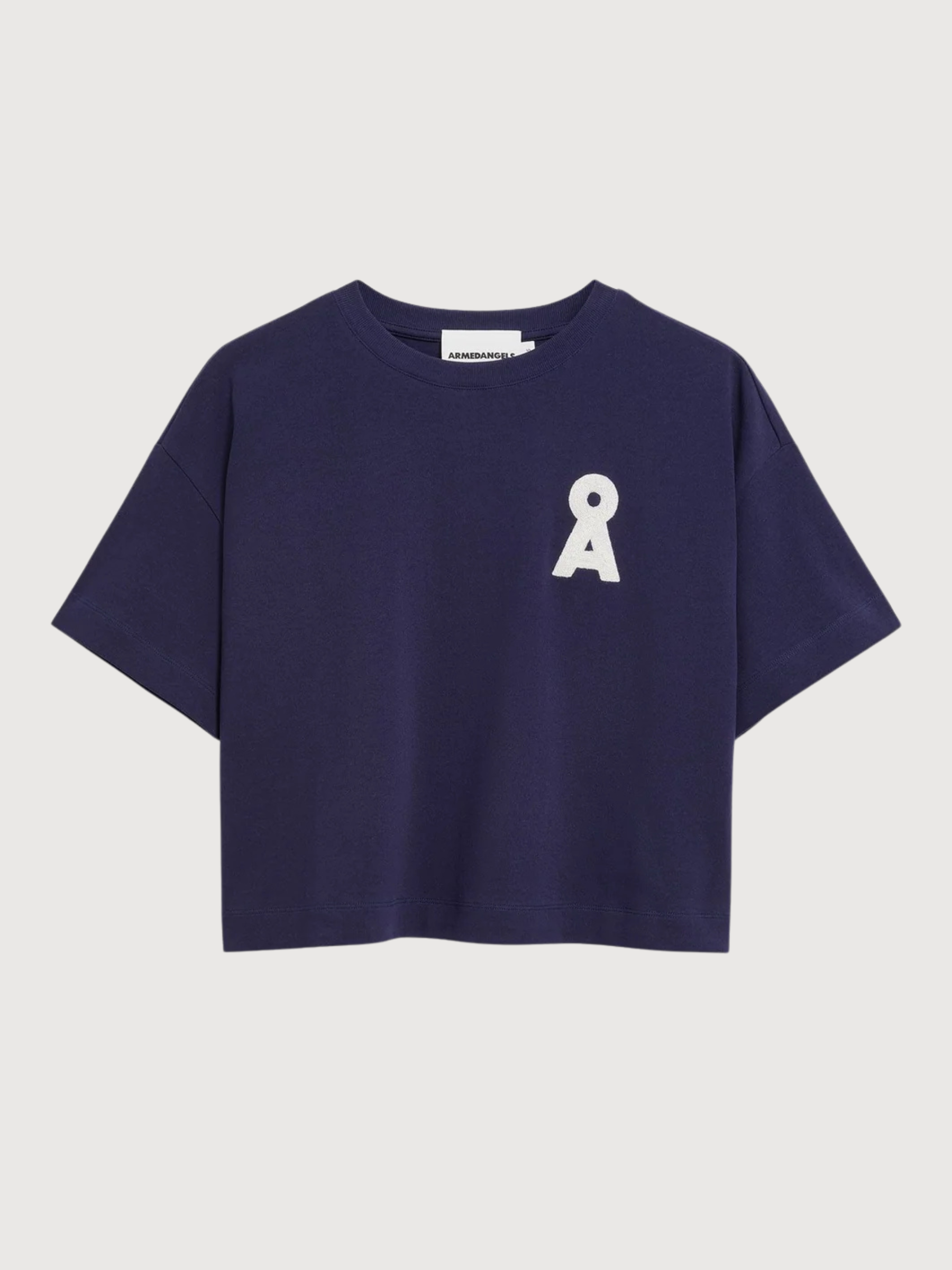 T-Shirt Albertaraa Tinted Navy Woman | Armedangels