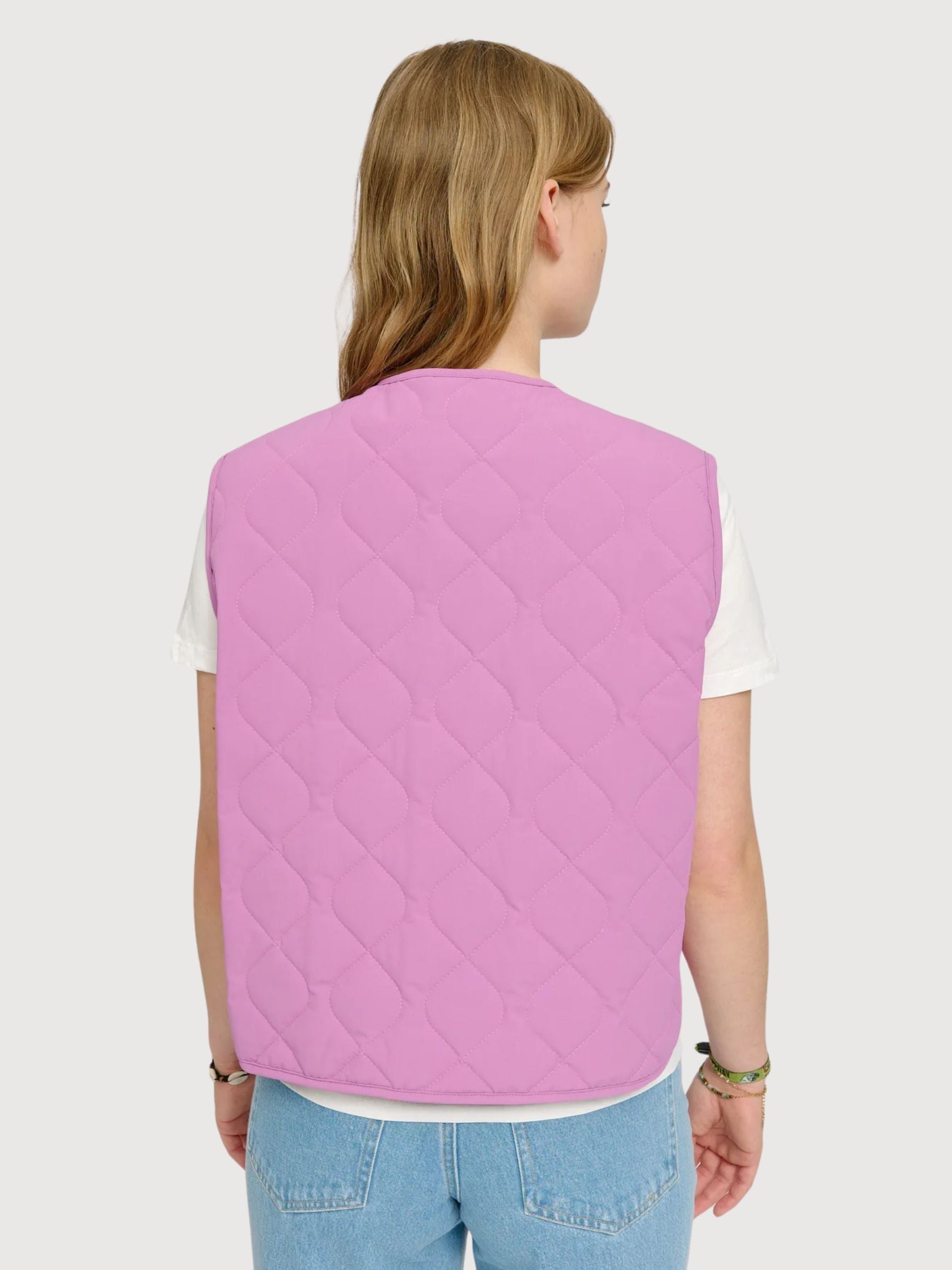 Vest Basic Light Padded Woman Mulberry | Mazine