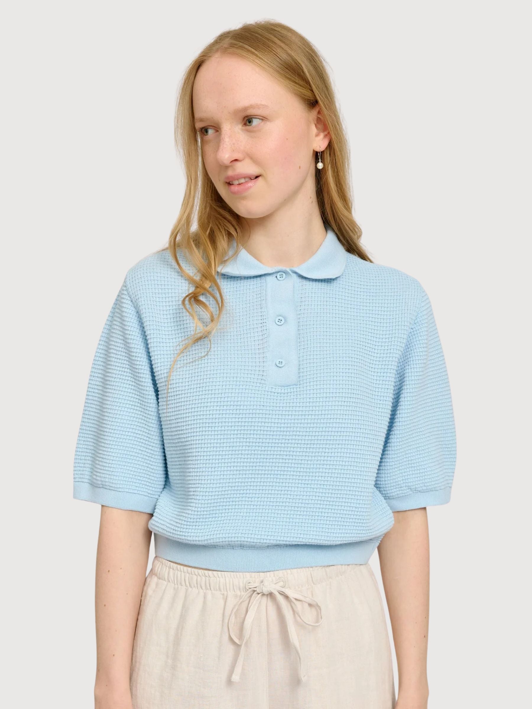 Polo Maglia Donna Cotone Dream Blue | Mazine