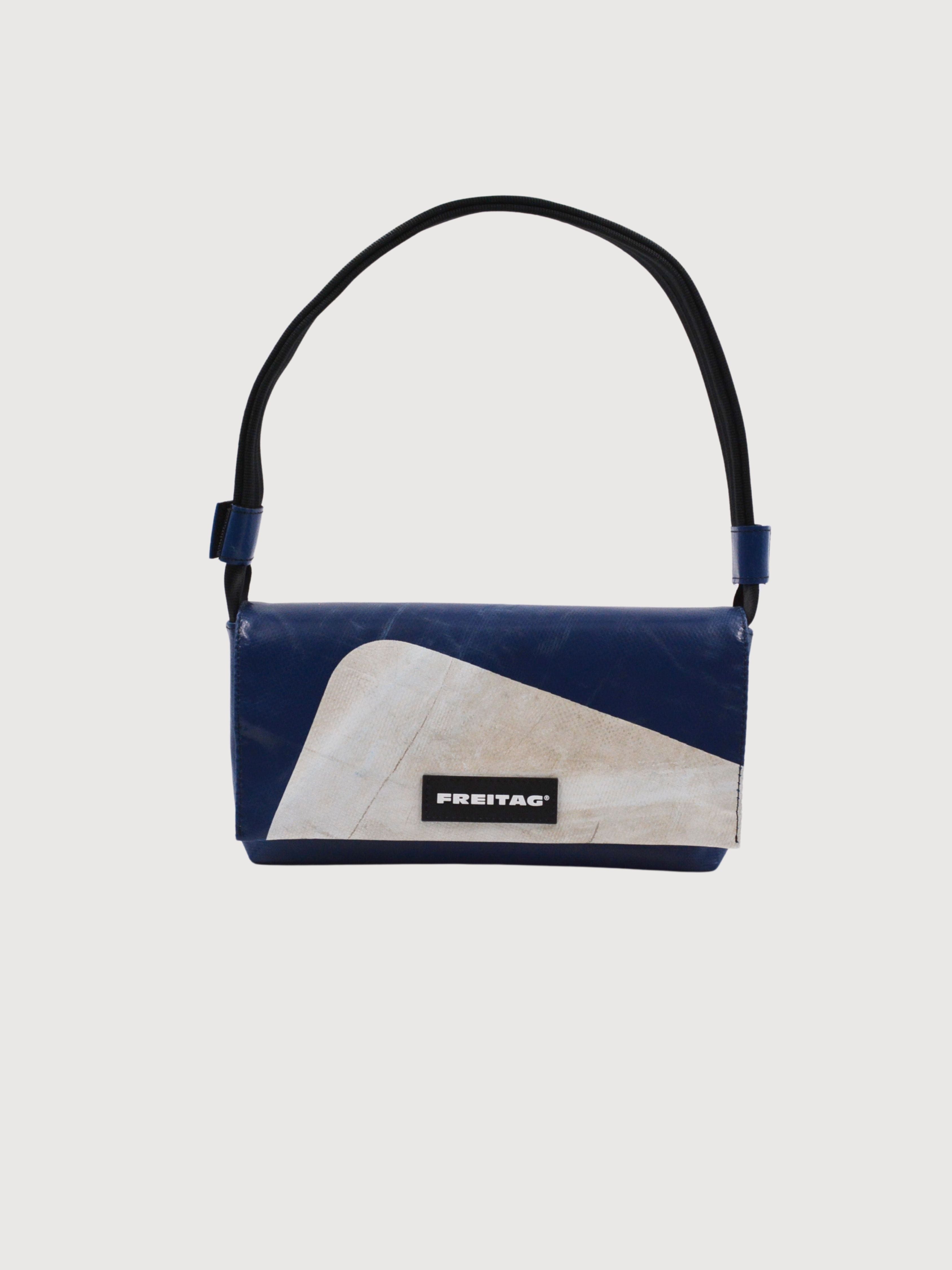 F171 LAURA Umhängetasche Weiß/Blau | FREITAG